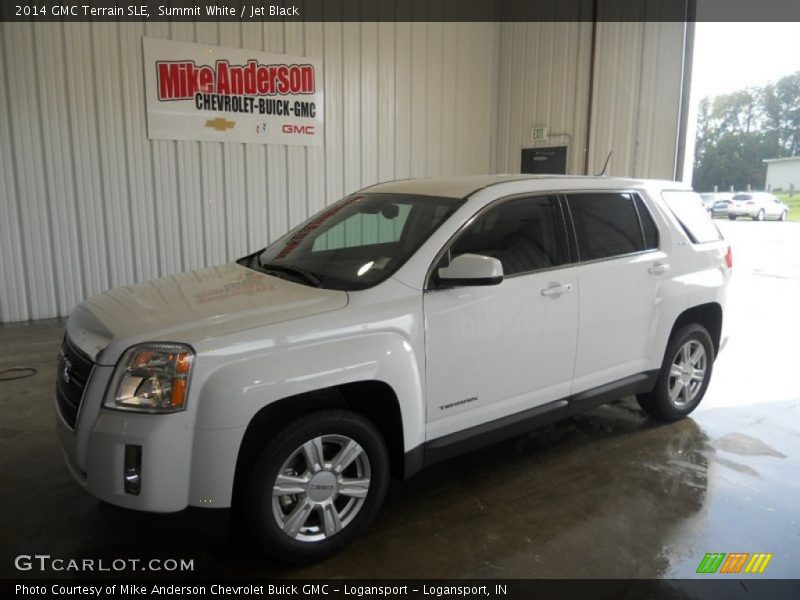 Summit White / Jet Black 2014 GMC Terrain SLE
