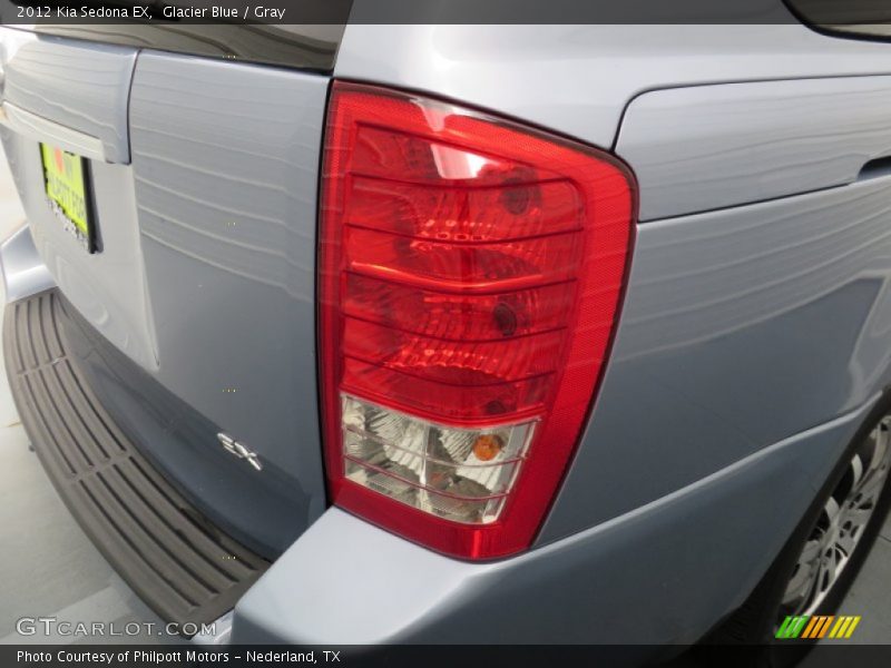 Glacier Blue / Gray 2012 Kia Sedona EX
