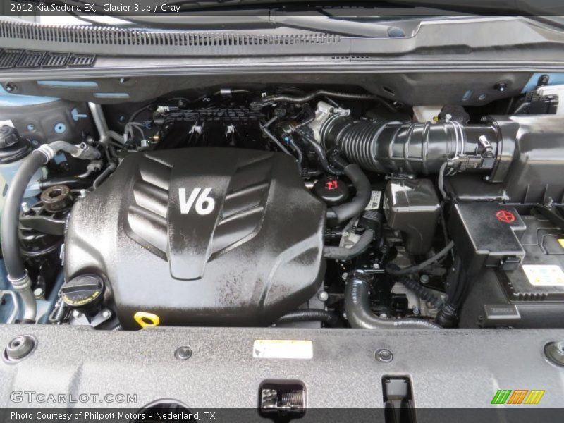 Glacier Blue / Gray 2012 Kia Sedona EX