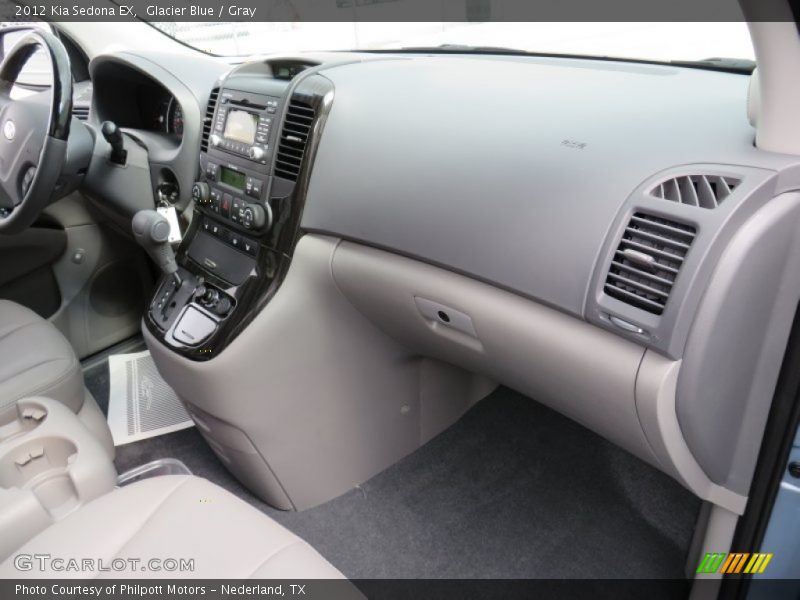 Glacier Blue / Gray 2012 Kia Sedona EX