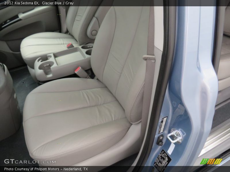 Glacier Blue / Gray 2012 Kia Sedona EX