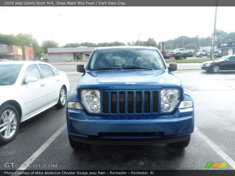 Deep Water Blue Pearl / Dark Slate Gray 2009 Jeep Liberty Sport 4x4