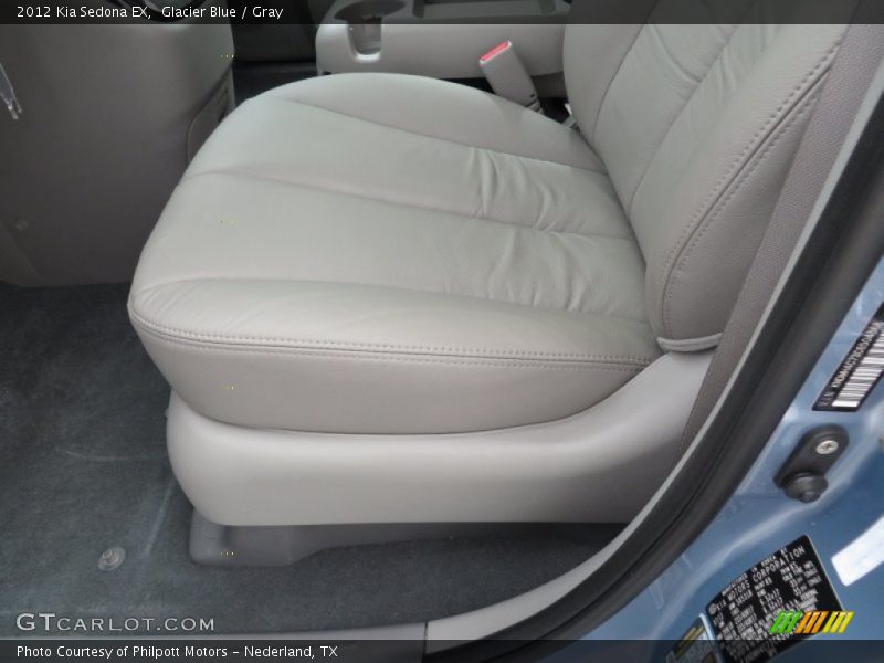 Glacier Blue / Gray 2012 Kia Sedona EX