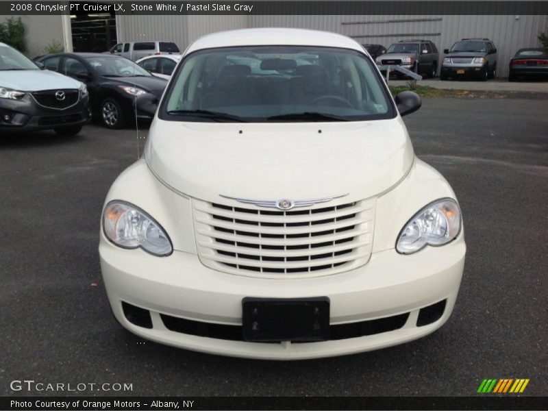 Stone White / Pastel Slate Gray 2008 Chrysler PT Cruiser LX