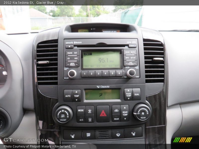 Glacier Blue / Gray 2012 Kia Sedona EX