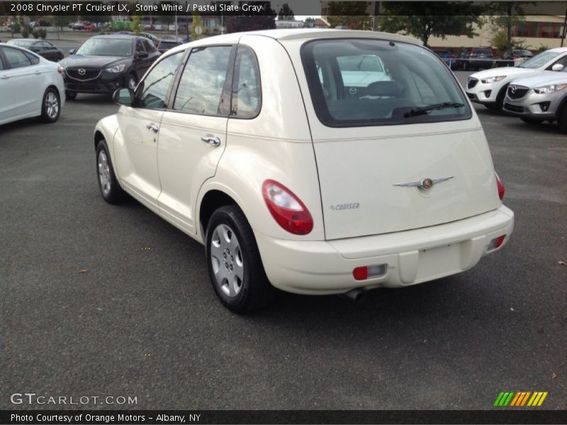 Stone White / Pastel Slate Gray 2008 Chrysler PT Cruiser LX