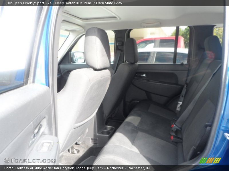 Deep Water Blue Pearl / Dark Slate Gray 2009 Jeep Liberty Sport 4x4