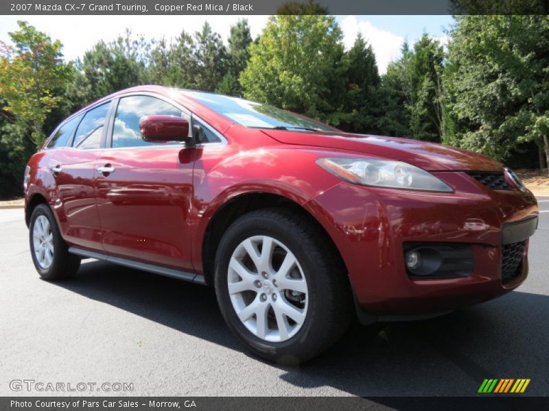 Copper Red Mica / Black 2007 Mazda CX-7 Grand Touring