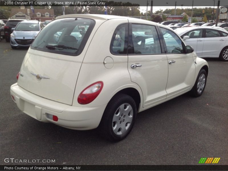 Stone White / Pastel Slate Gray 2008 Chrysler PT Cruiser LX