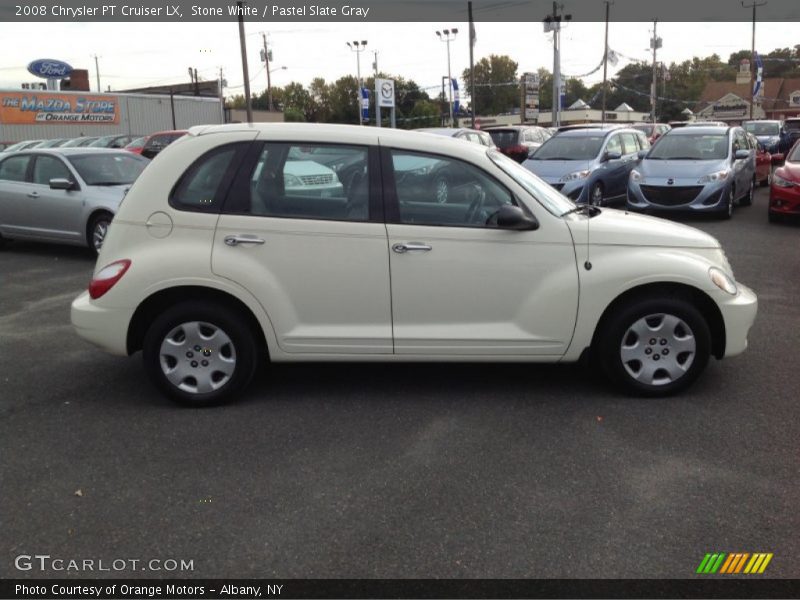 Stone White / Pastel Slate Gray 2008 Chrysler PT Cruiser LX