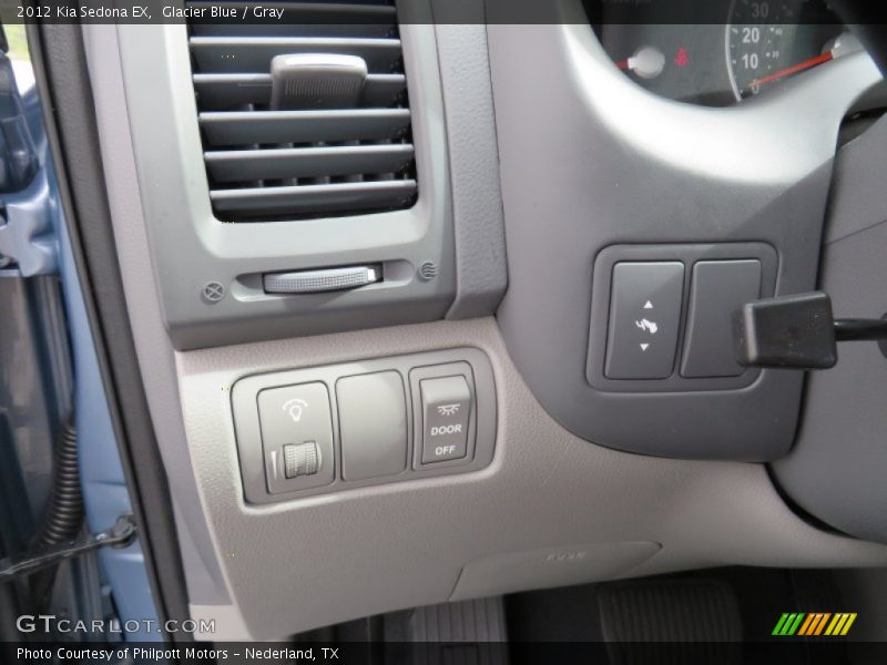 Glacier Blue / Gray 2012 Kia Sedona EX