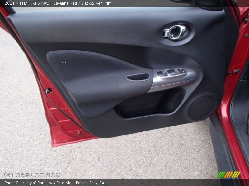 Cayenne Red / Black/Silver Trim 2011 Nissan Juke S AWD