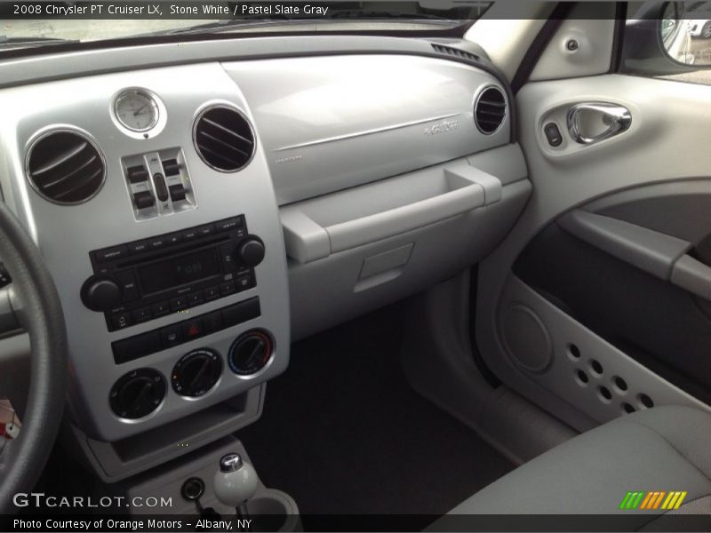 Stone White / Pastel Slate Gray 2008 Chrysler PT Cruiser LX