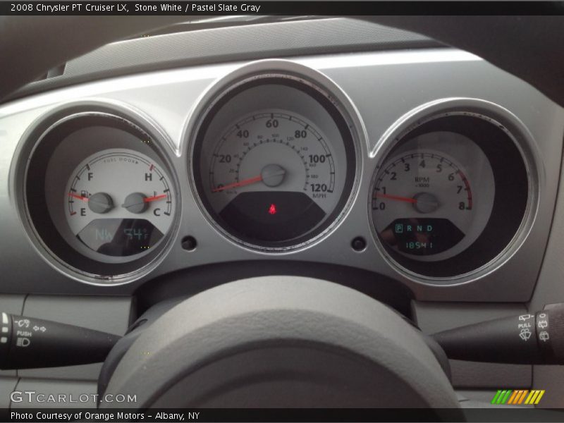 Stone White / Pastel Slate Gray 2008 Chrysler PT Cruiser LX