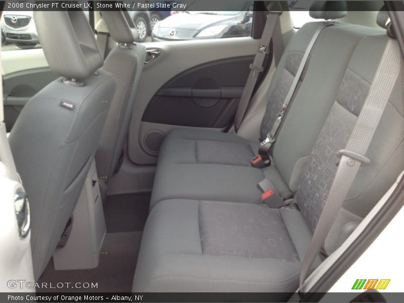 Stone White / Pastel Slate Gray 2008 Chrysler PT Cruiser LX