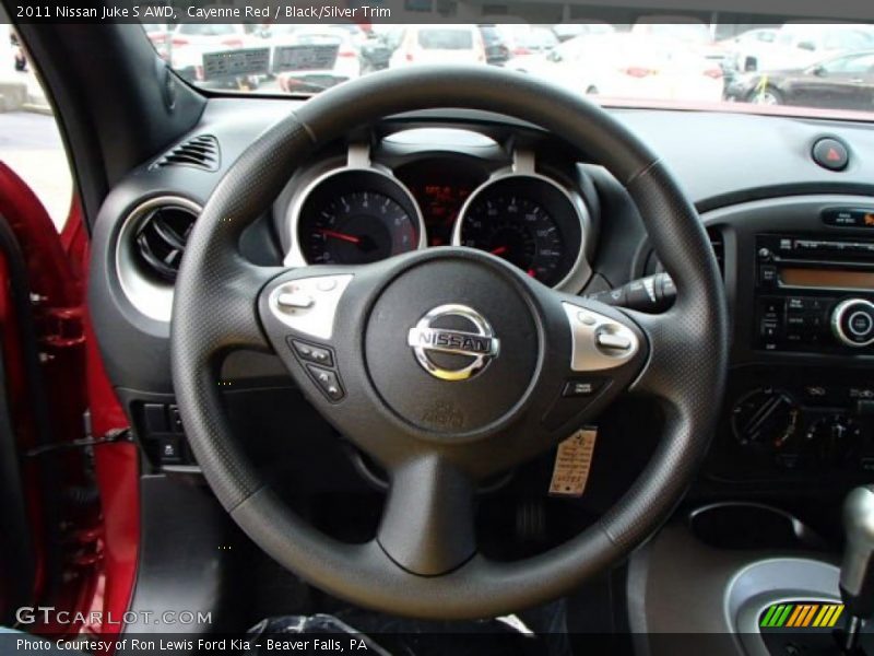 Cayenne Red / Black/Silver Trim 2011 Nissan Juke S AWD