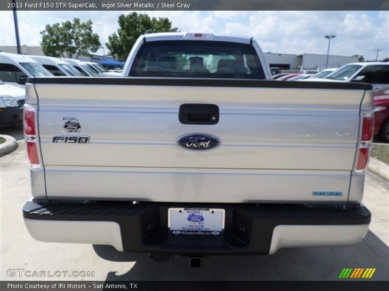 Ingot Silver Metallic / Steel Gray 2013 Ford F150 STX SuperCab