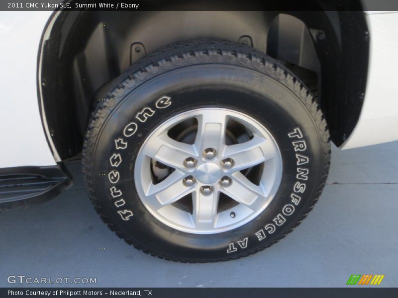 Summit White / Ebony 2011 GMC Yukon SLE