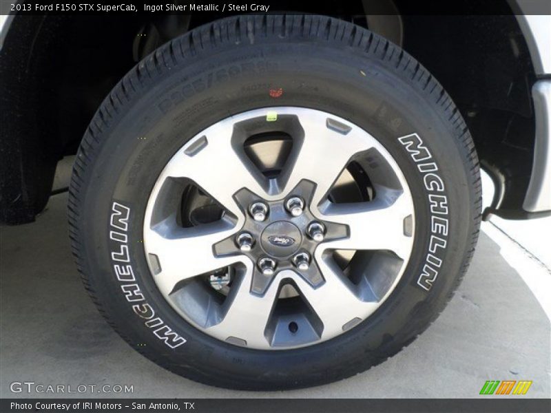 Ingot Silver Metallic / Steel Gray 2013 Ford F150 STX SuperCab