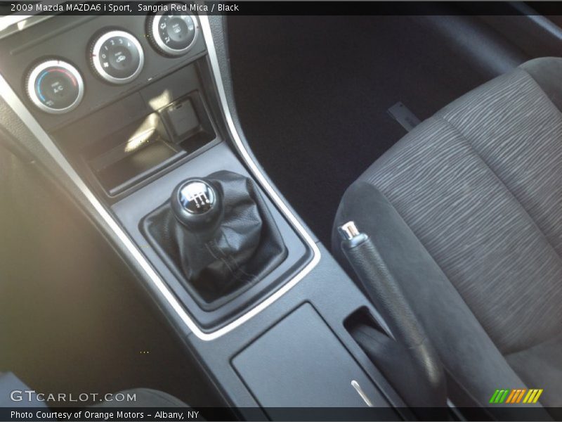 Sangria Red Mica / Black 2009 Mazda MAZDA6 i Sport