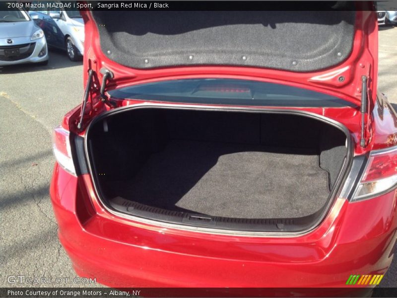 Sangria Red Mica / Black 2009 Mazda MAZDA6 i Sport