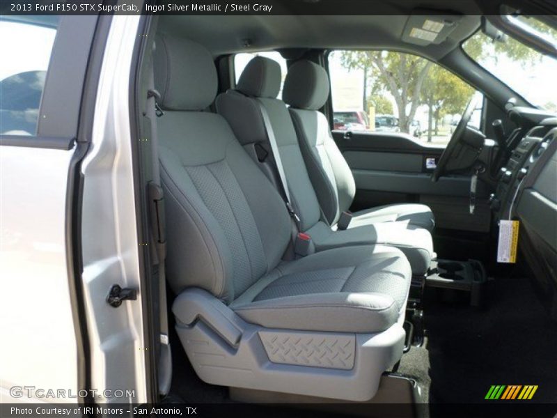 Ingot Silver Metallic / Steel Gray 2013 Ford F150 STX SuperCab