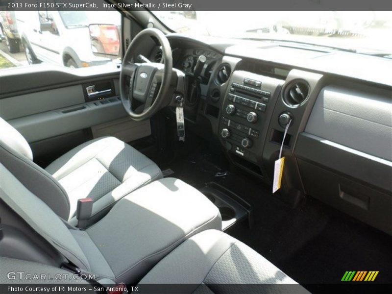 Ingot Silver Metallic / Steel Gray 2013 Ford F150 STX SuperCab