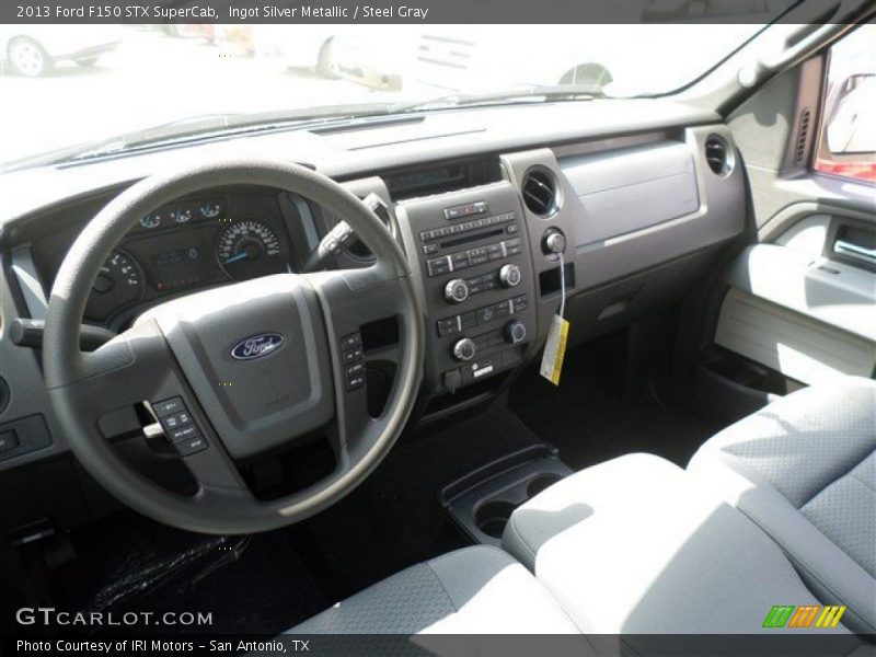 Ingot Silver Metallic / Steel Gray 2013 Ford F150 STX SuperCab
