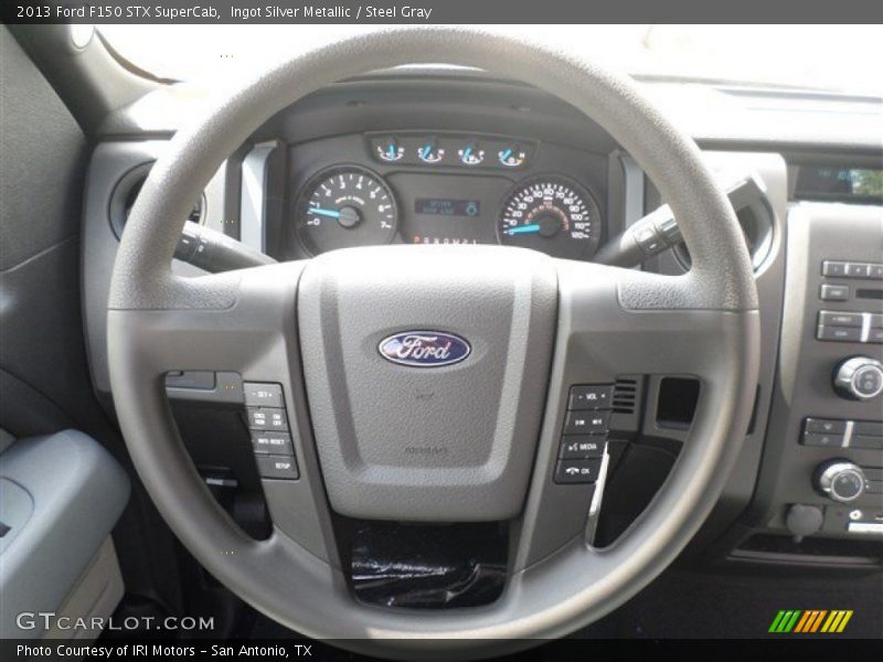 Ingot Silver Metallic / Steel Gray 2013 Ford F150 STX SuperCab