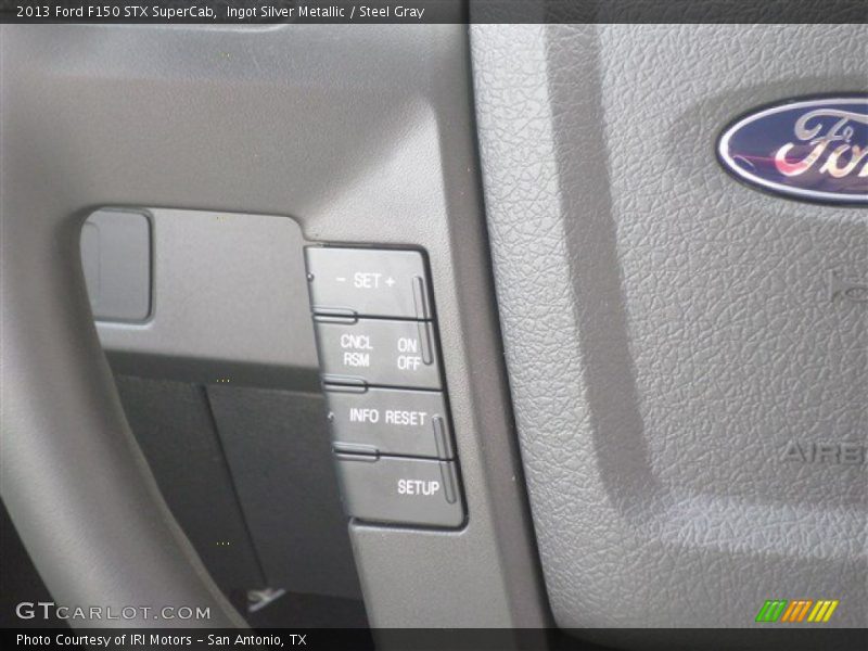 Ingot Silver Metallic / Steel Gray 2013 Ford F150 STX SuperCab