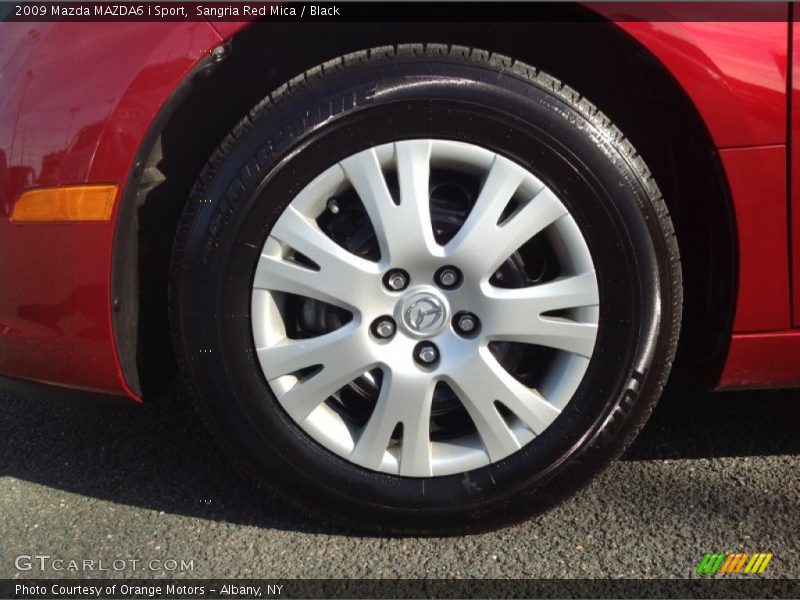 Sangria Red Mica / Black 2009 Mazda MAZDA6 i Sport