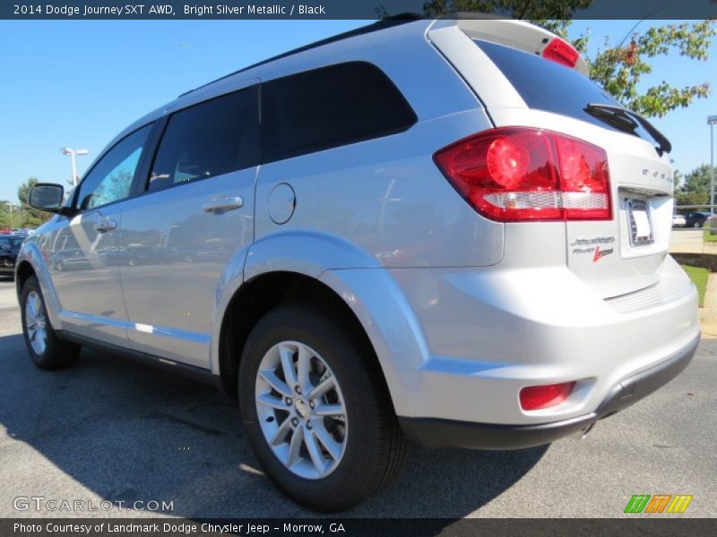 Bright Silver Metallic / Black 2014 Dodge Journey SXT AWD