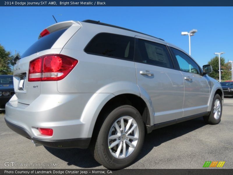 Bright Silver Metallic / Black 2014 Dodge Journey SXT AWD