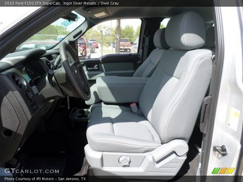 Ingot Silver Metallic / Steel Gray 2013 Ford F150 STX SuperCab