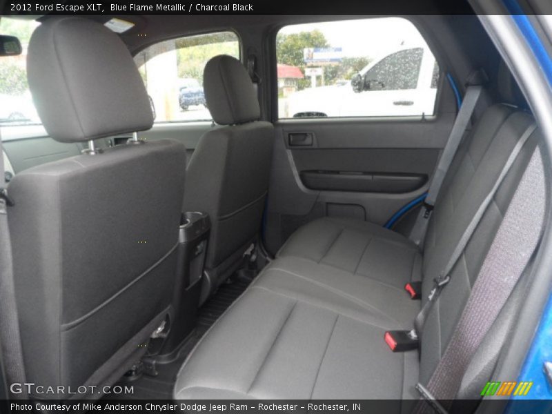Blue Flame Metallic / Charcoal Black 2012 Ford Escape XLT