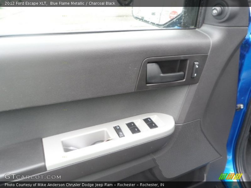 Blue Flame Metallic / Charcoal Black 2012 Ford Escape XLT
