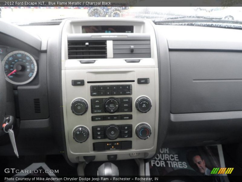 Blue Flame Metallic / Charcoal Black 2012 Ford Escape XLT