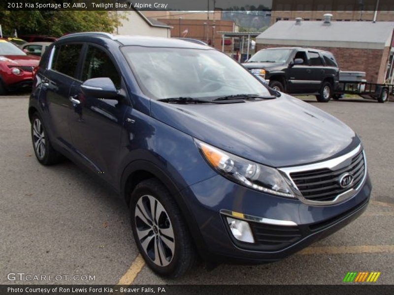 Front 3/4 View of 2012 Sportage EX AWD