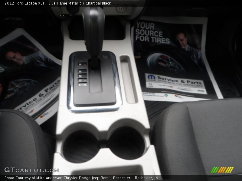 Blue Flame Metallic / Charcoal Black 2012 Ford Escape XLT