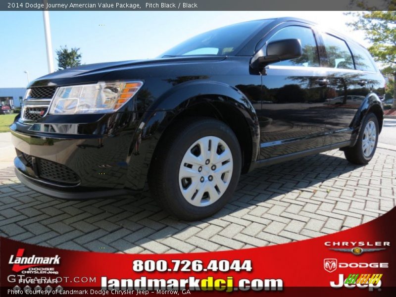 Pitch Black / Black 2014 Dodge Journey Amercian Value Package