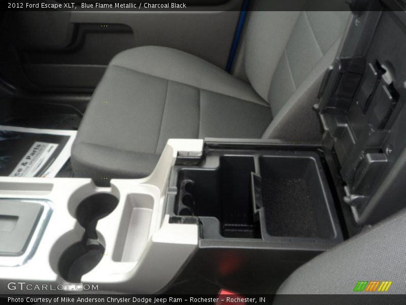 Blue Flame Metallic / Charcoal Black 2012 Ford Escape XLT