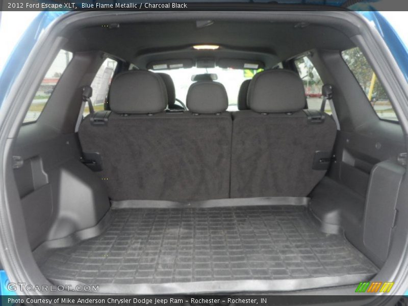 Blue Flame Metallic / Charcoal Black 2012 Ford Escape XLT