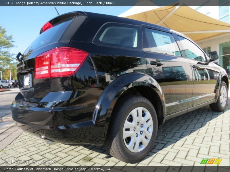 Pitch Black / Black 2014 Dodge Journey Amercian Value Package