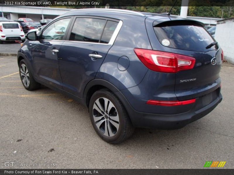  2012 Sportage EX AWD Twilight Blue