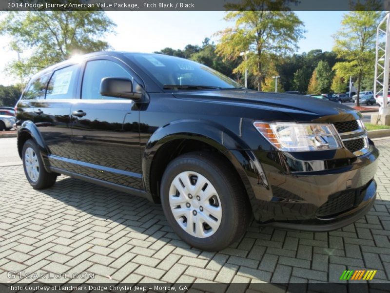 Pitch Black / Black 2014 Dodge Journey Amercian Value Package