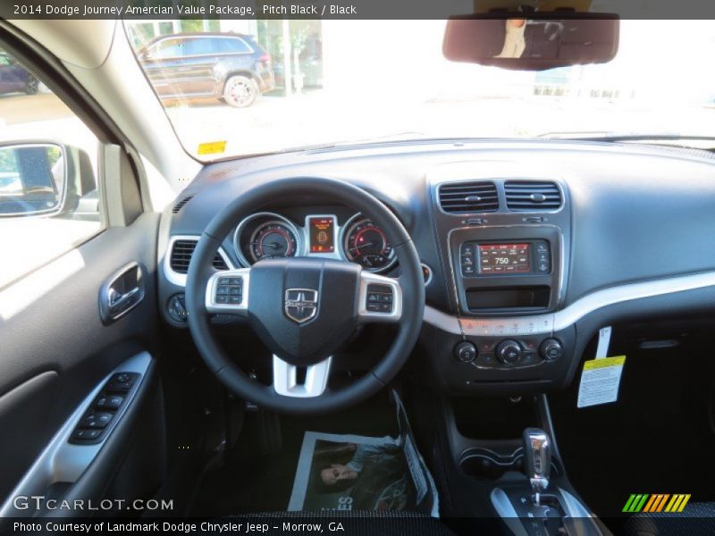Pitch Black / Black 2014 Dodge Journey Amercian Value Package