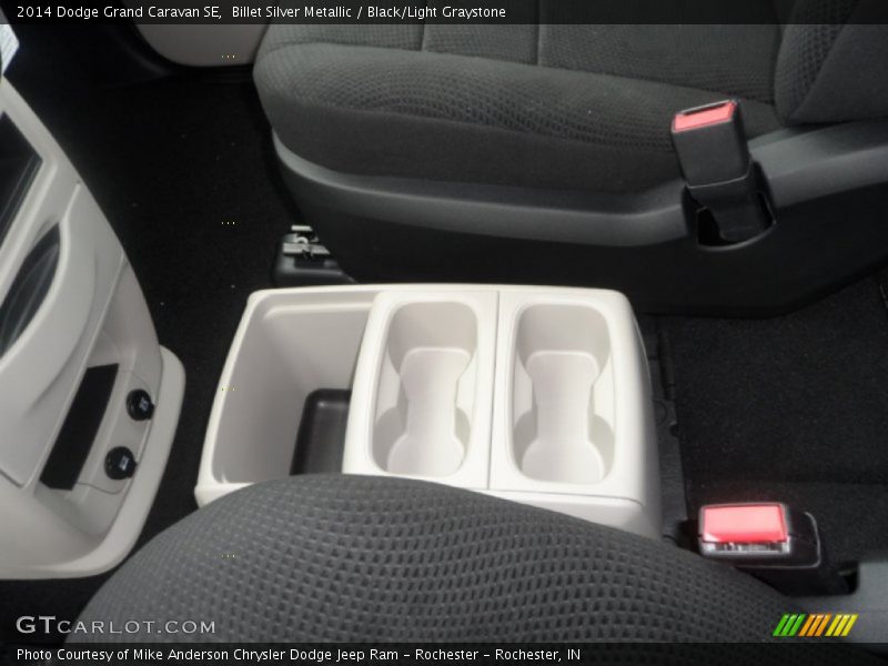 Billet Silver Metallic / Black/Light Graystone 2014 Dodge Grand Caravan SE