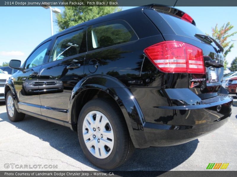 Pitch Black / Black 2014 Dodge Journey Amercian Value Package