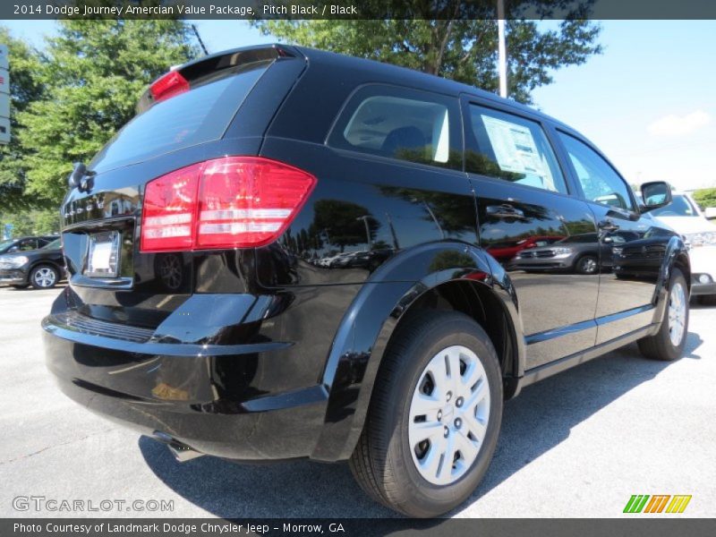 Pitch Black / Black 2014 Dodge Journey Amercian Value Package