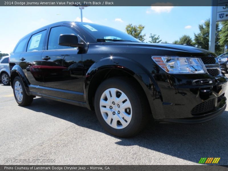 Pitch Black / Black 2014 Dodge Journey Amercian Value Package
